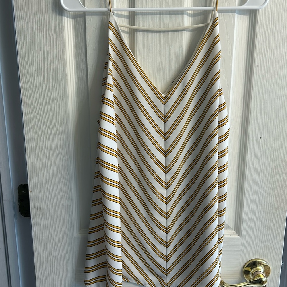 Loft silk tank. Worn once. Size: medium